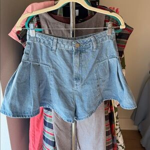 Anthro Pleated Shorts